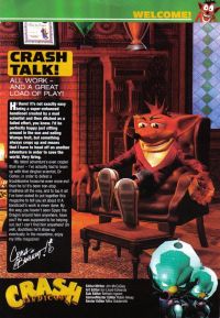 Crash Interview (Official Crash Bandicoot Magazine)