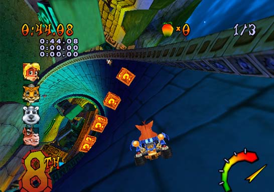Crash Nitro Kart Pre release Screenshots Crash Mania